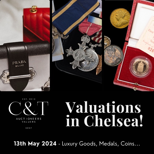Upcoming Valuation Days In Chelsea! 13th May 2024