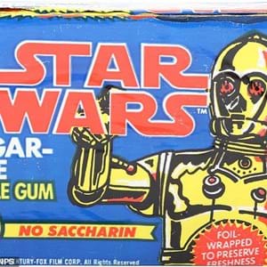 In an auction house far, far away...Couple's lifetime collection of 250 Star Wars toys, themed bubblegum, trainers, and rollerskates sell for £84,000