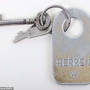 Keys to Fuhrer's toilet that were taken from his desk by British airman go on sale