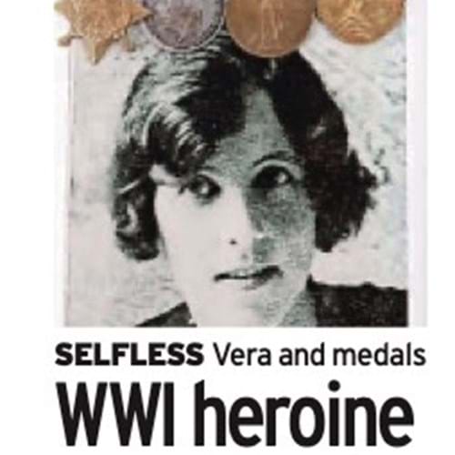  WWI Heroine Lady Ver'a Medals Sale
