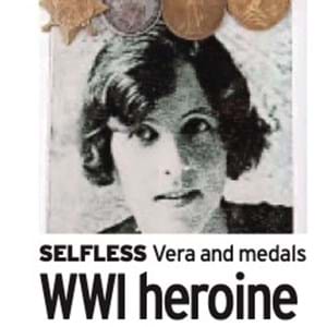  WWI Heroine Lady Ver'a Medals Sale