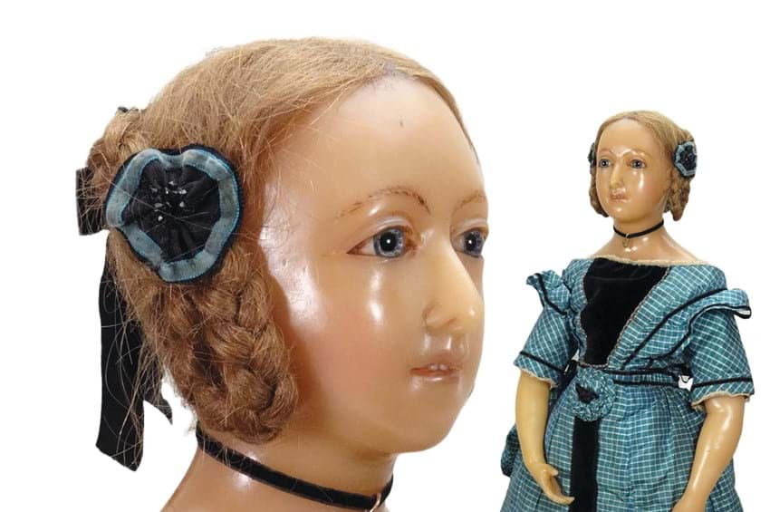 View this Rare Lucy Peck Portrait Doll of Queen Victoria!