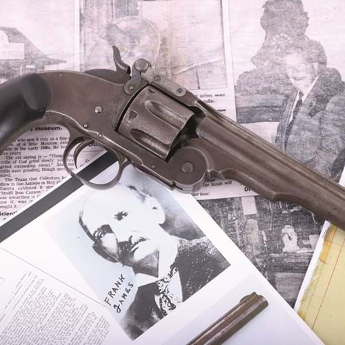 An Outlaws Gun - Frank James' 1875 Smith & Wesson 2nd Model Schofield revolver #5476
