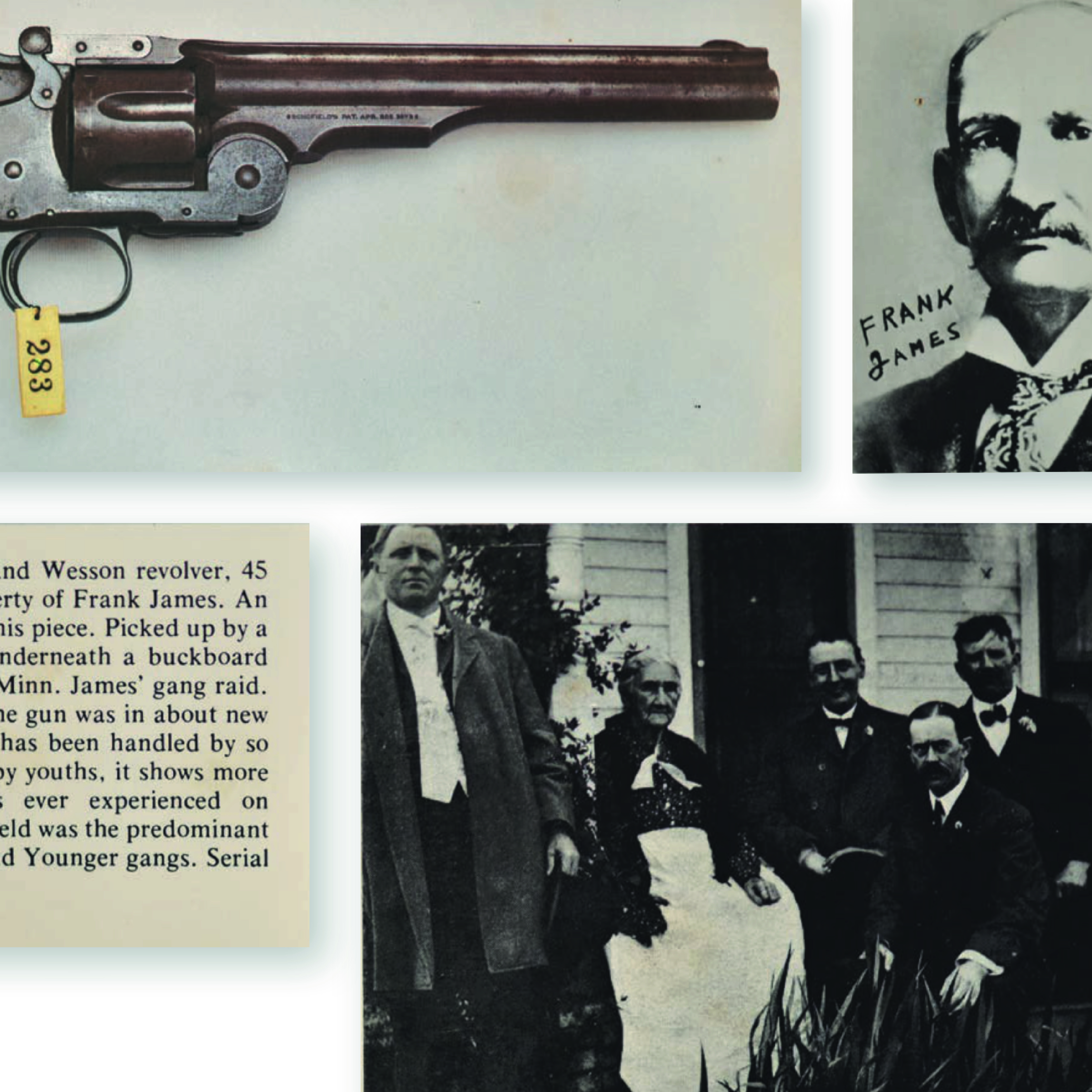 The Provenance | Frank James' 1875 Smith & Wesson 2nd Model Schofield revolver #5476